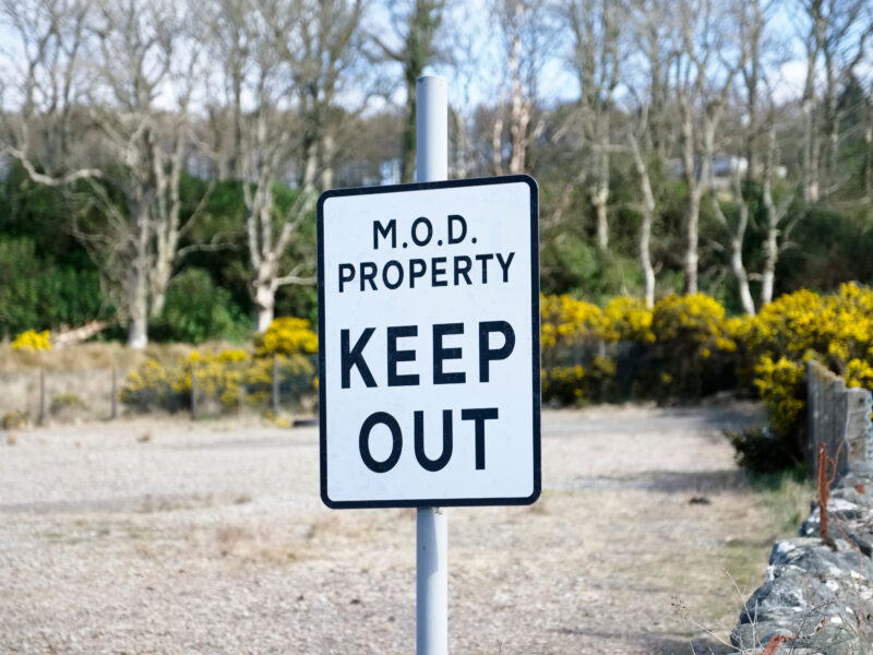 Mod,Property,Keep,Out,Sign,Security,And,Protection,Ministry,Of